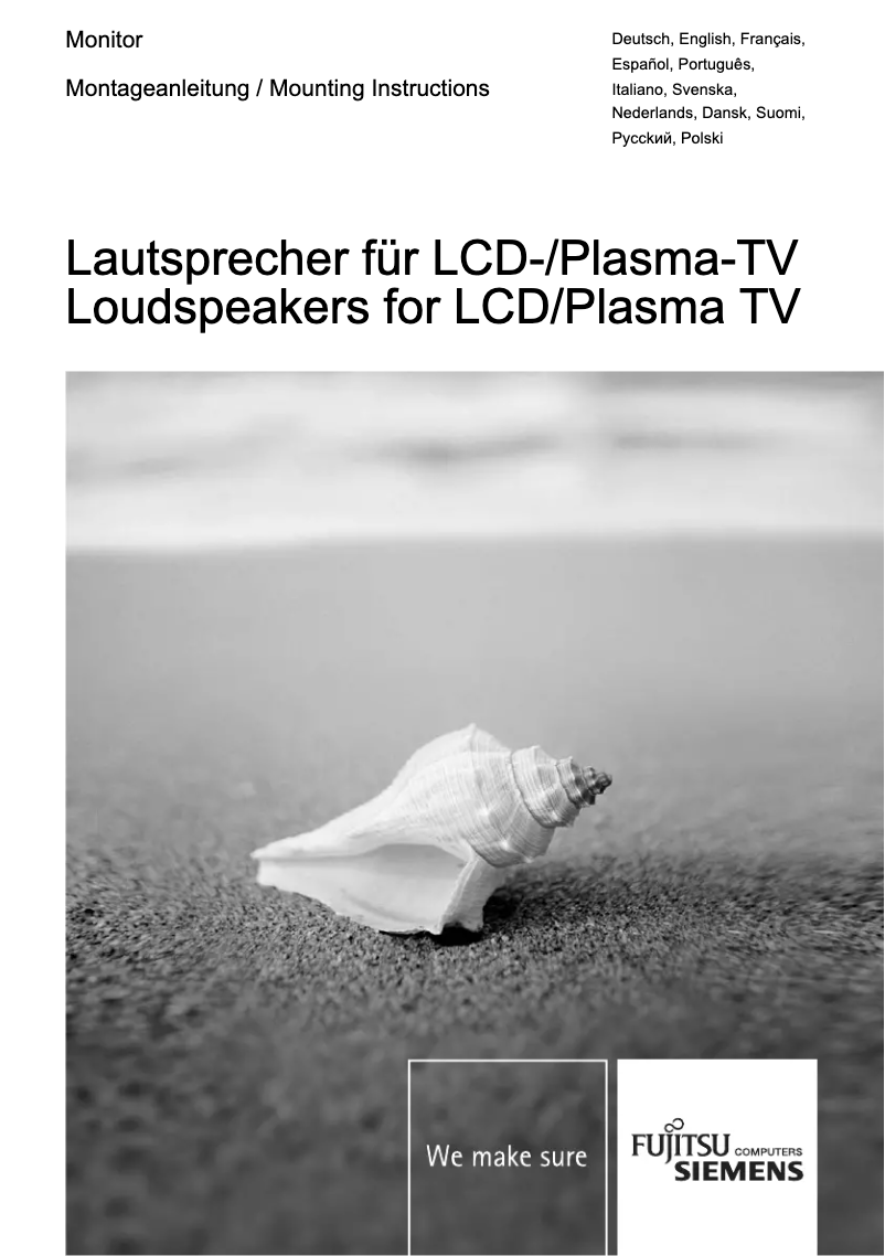 Page 1 de la notice Manuel utilisateur Fujitsu Siemens Myrica S29-1