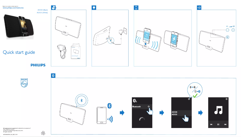 First page image of the manual for AD530