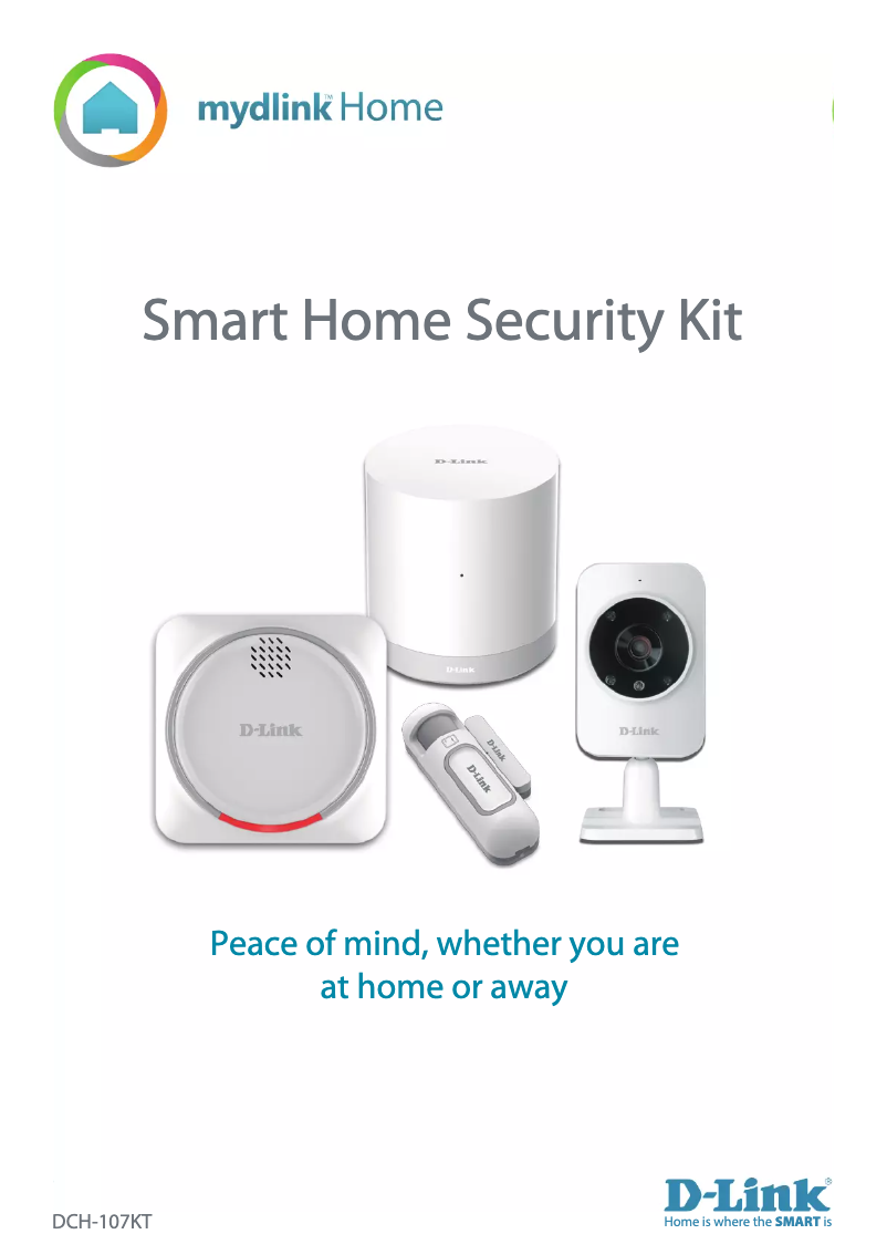 Page n°1 - Manuel utilisateur D-Link MYDLINK HOME SECURITY