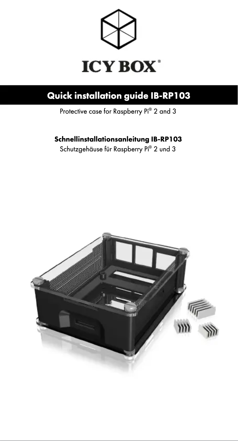 Page n°1 - Mode d'emploi Icy Box IB-RP103