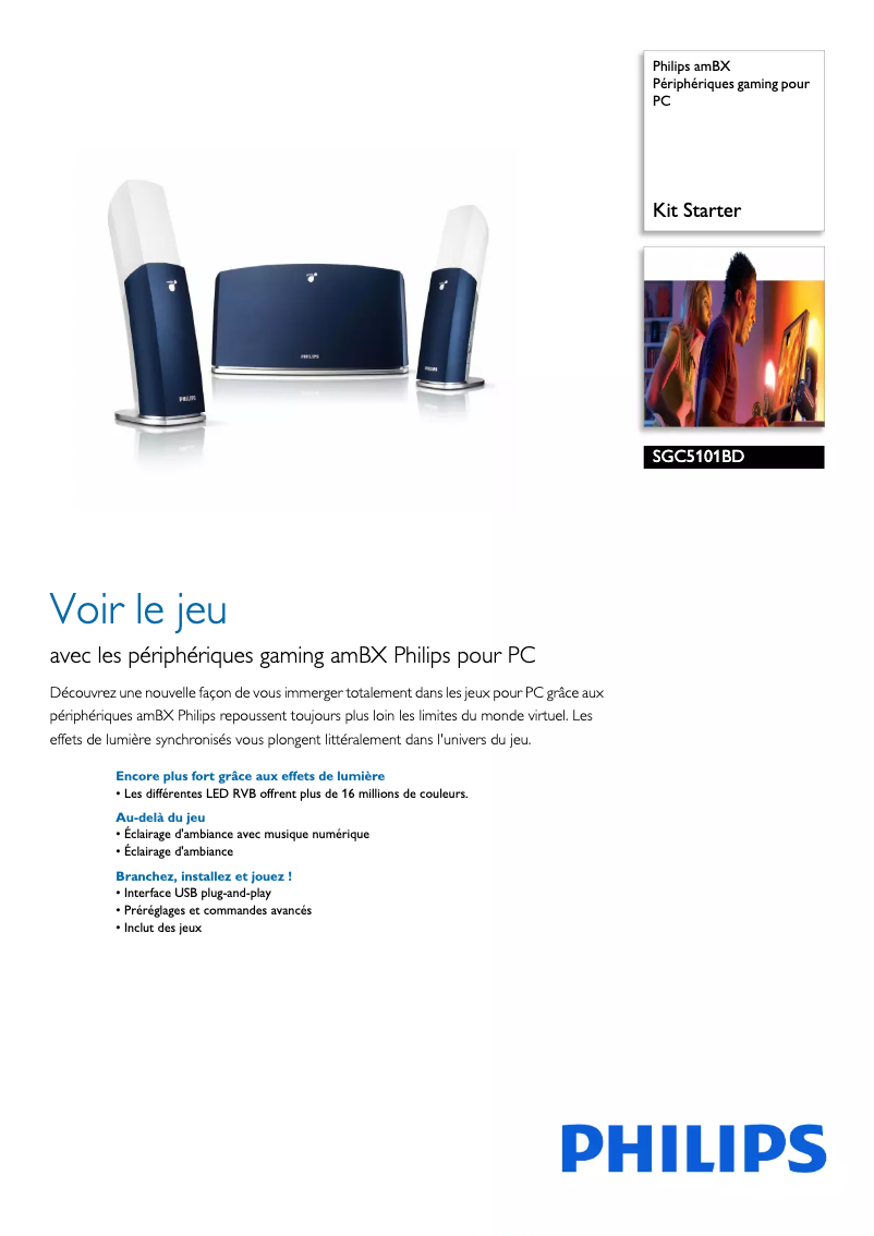 Image de la première page du manuel de l'appareil SGC5101BD