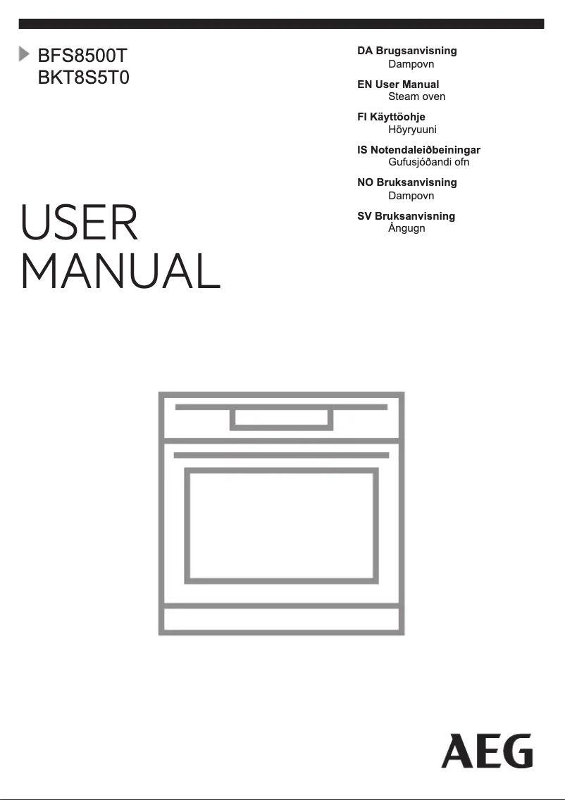 Page 1 de la notice Manuel utilisateur AEG BFS8500T