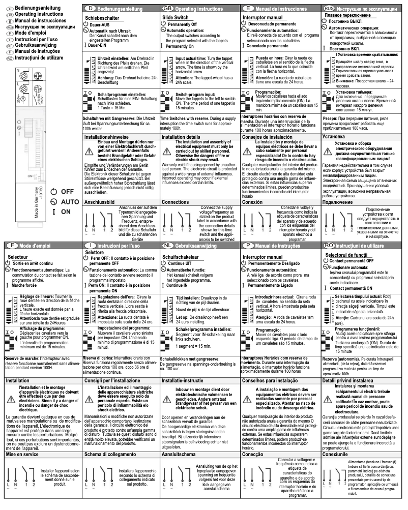 Page 1 de la notice Manuel utilisateur Paladin 114 120