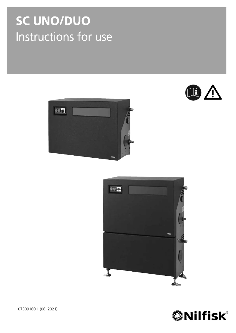 Image de la première page du manuel de l'appareil SC UNO 7P