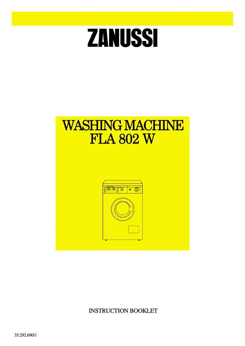 Image de la première page du manuel de l'appareil FLA 802 W