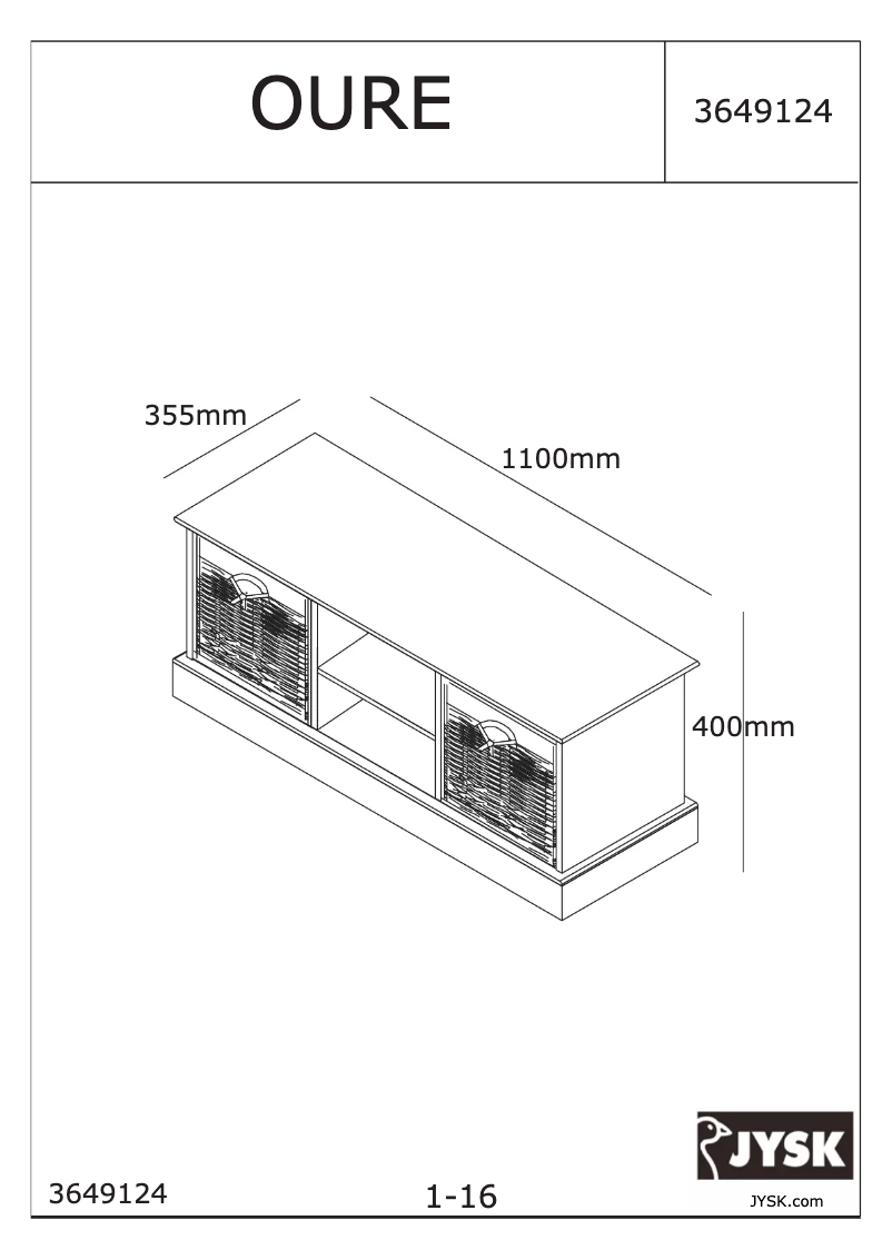 Image de la première page du manuel de l'appareil Oure