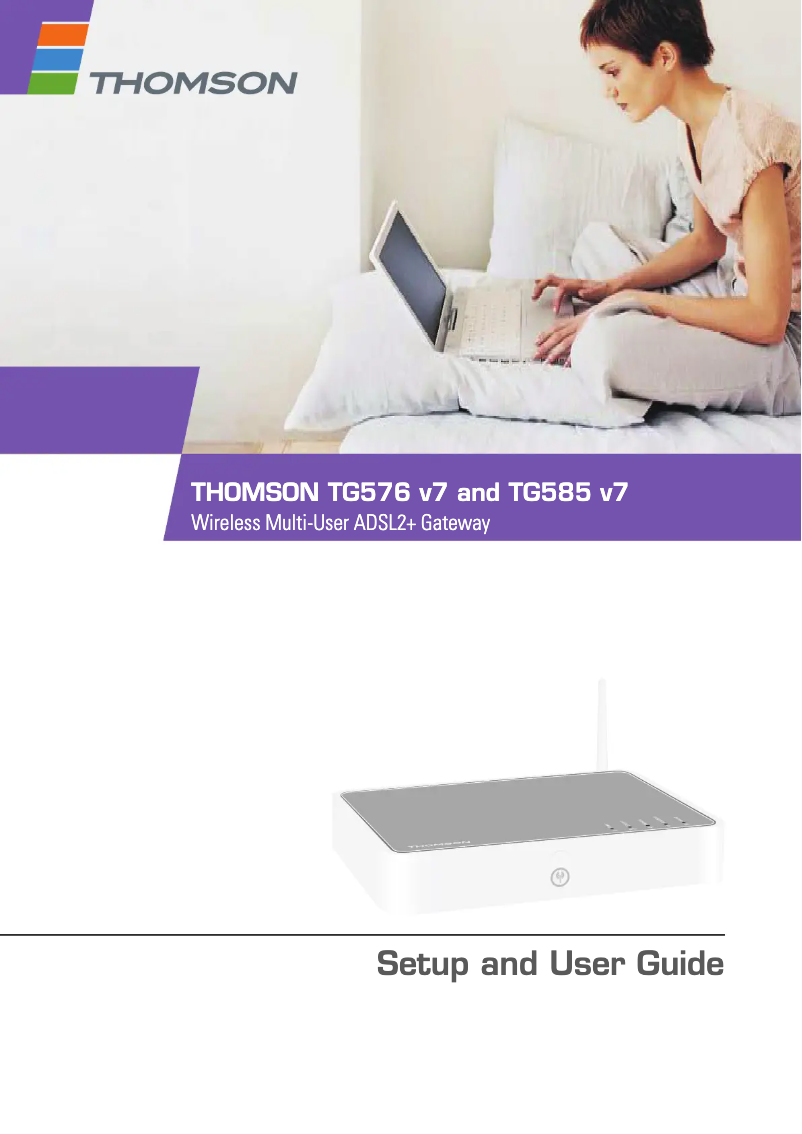 Page 1 de la notice Manuel utilisateur Thomson TG585