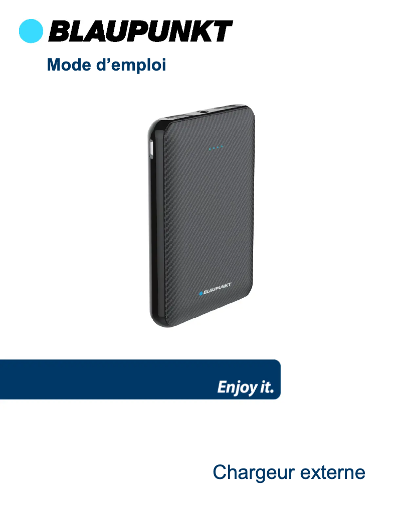 Image de la première page du manuel de l'appareil BLP7450