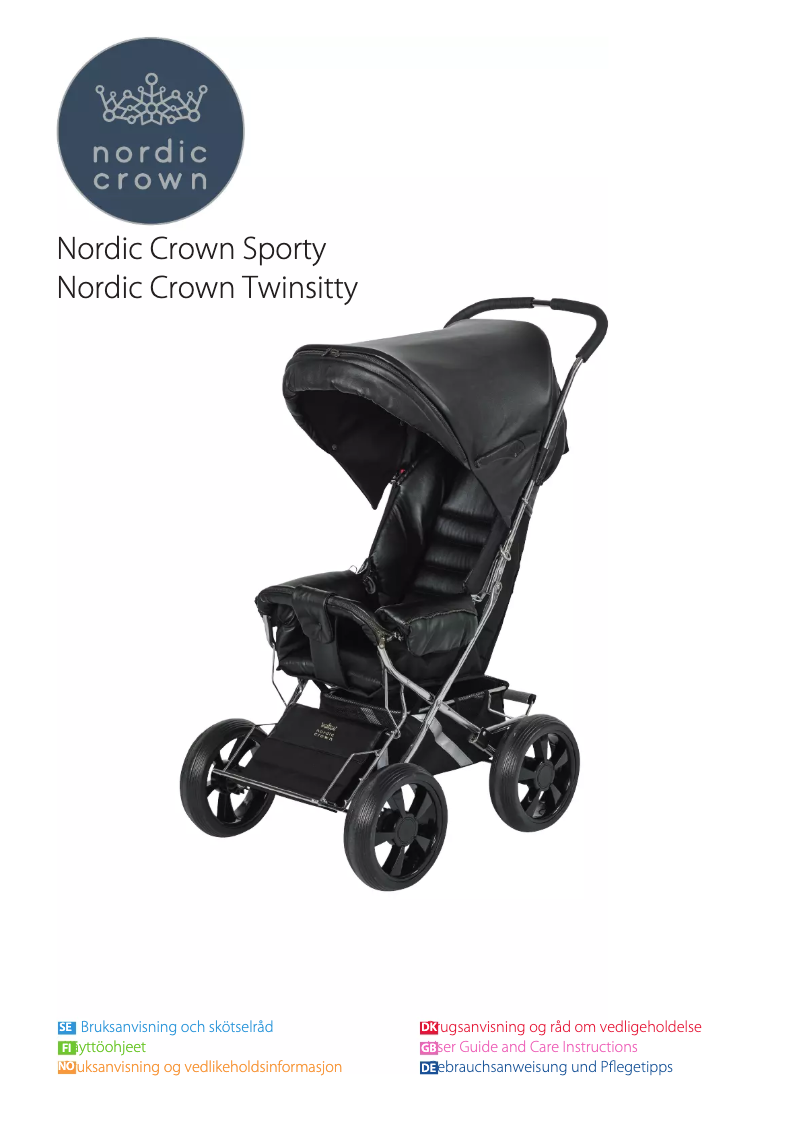 Page n°1 - Manuel utilisateur Nordic Crown Sporty