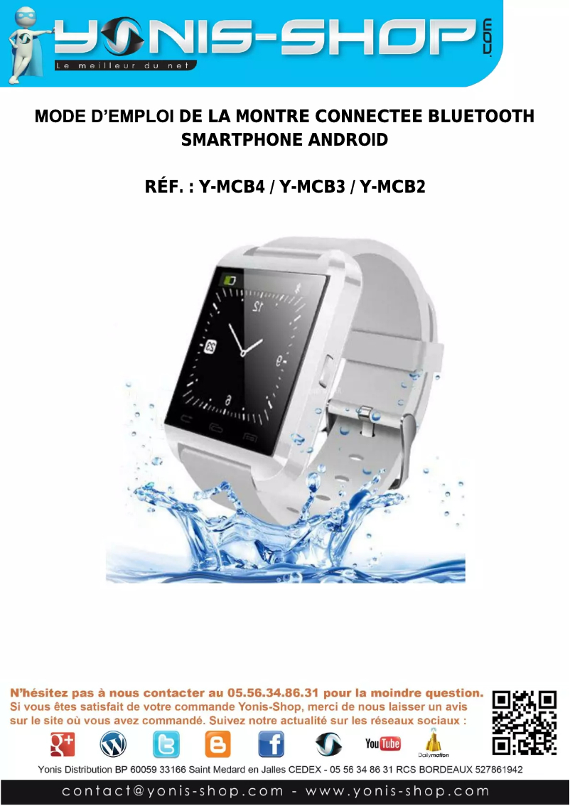 Página 1 del manual Manual de usuario Yonis Y-MCB4