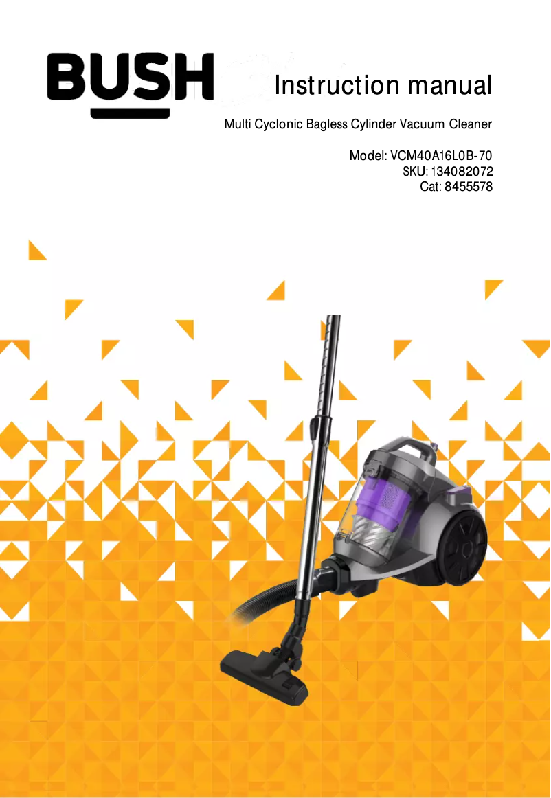 Page 1 de la notice Manuel utilisateur Bush VCM40A16L0B-70