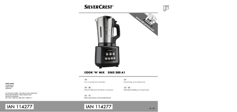 Imagen de la primera página del manual del dispositivo Cook 'n' Mix SSKE 300 A1
