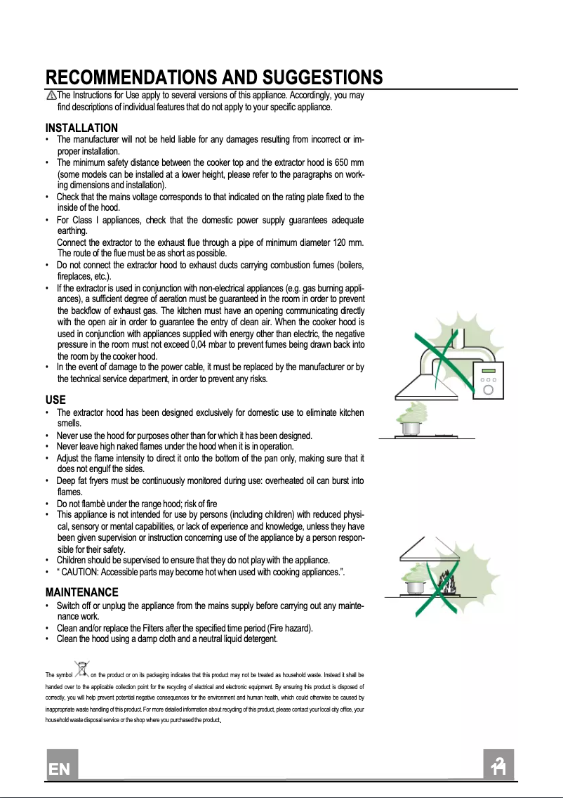 Page 1 de la notice Manuel utilisateur Smeg KSE912X3
