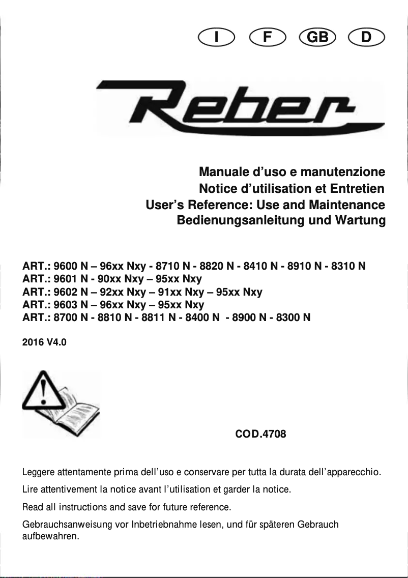 Image de la première page du manuel de l'appareil 9004 N