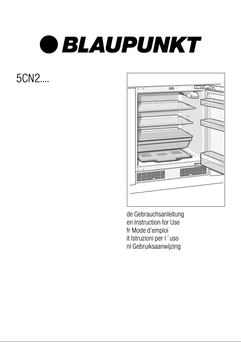 Page 1 de la notice Mode d'emploi Blaupunkt 5CN 21020