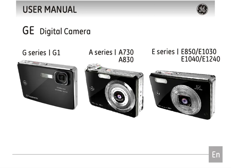 Page n°1 - Manuel utilisateur GE E850