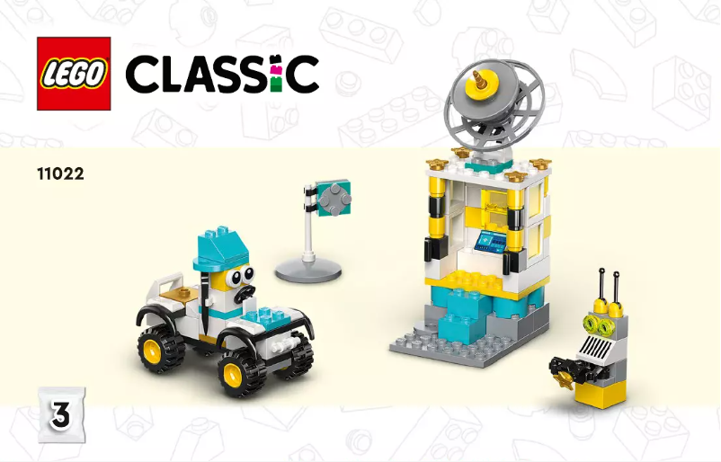 Page 1 de la notice Manuel utilisateur Lego Classic 11022