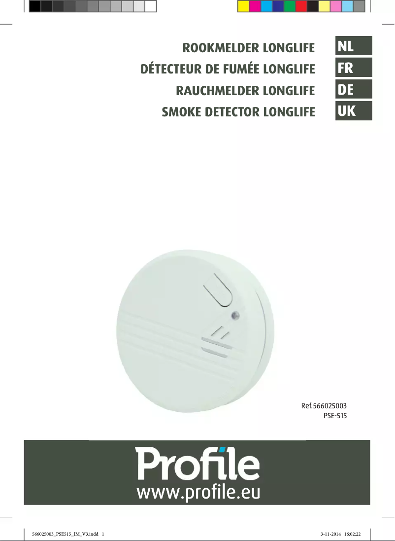 Page n°1 - Manuel utilisateur Profile PSE-515