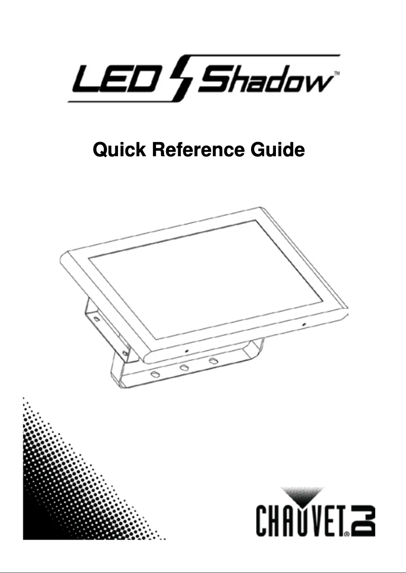 Image de la première page du manuel de l'appareil LED Shadow