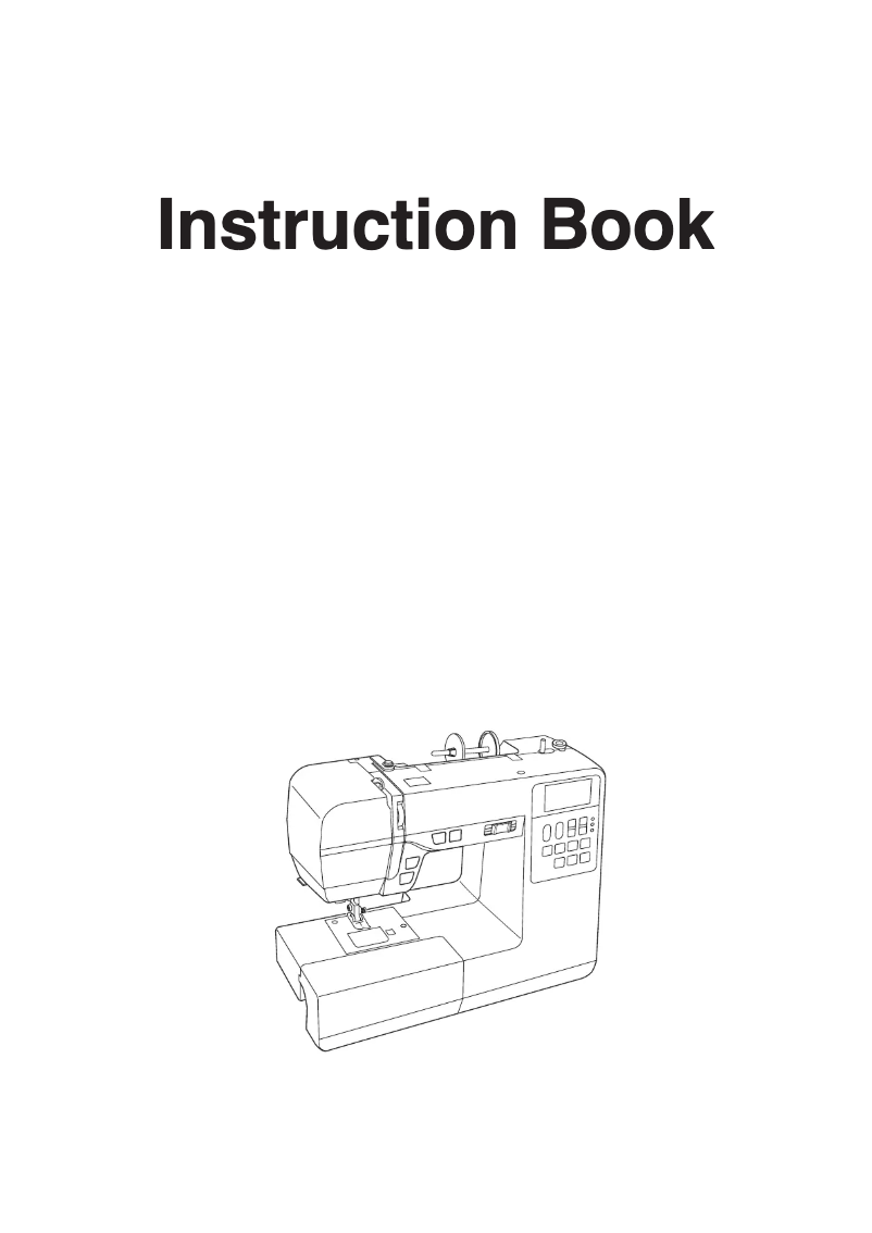Page n°1 - Manuel utilisateur Janome TS200Q