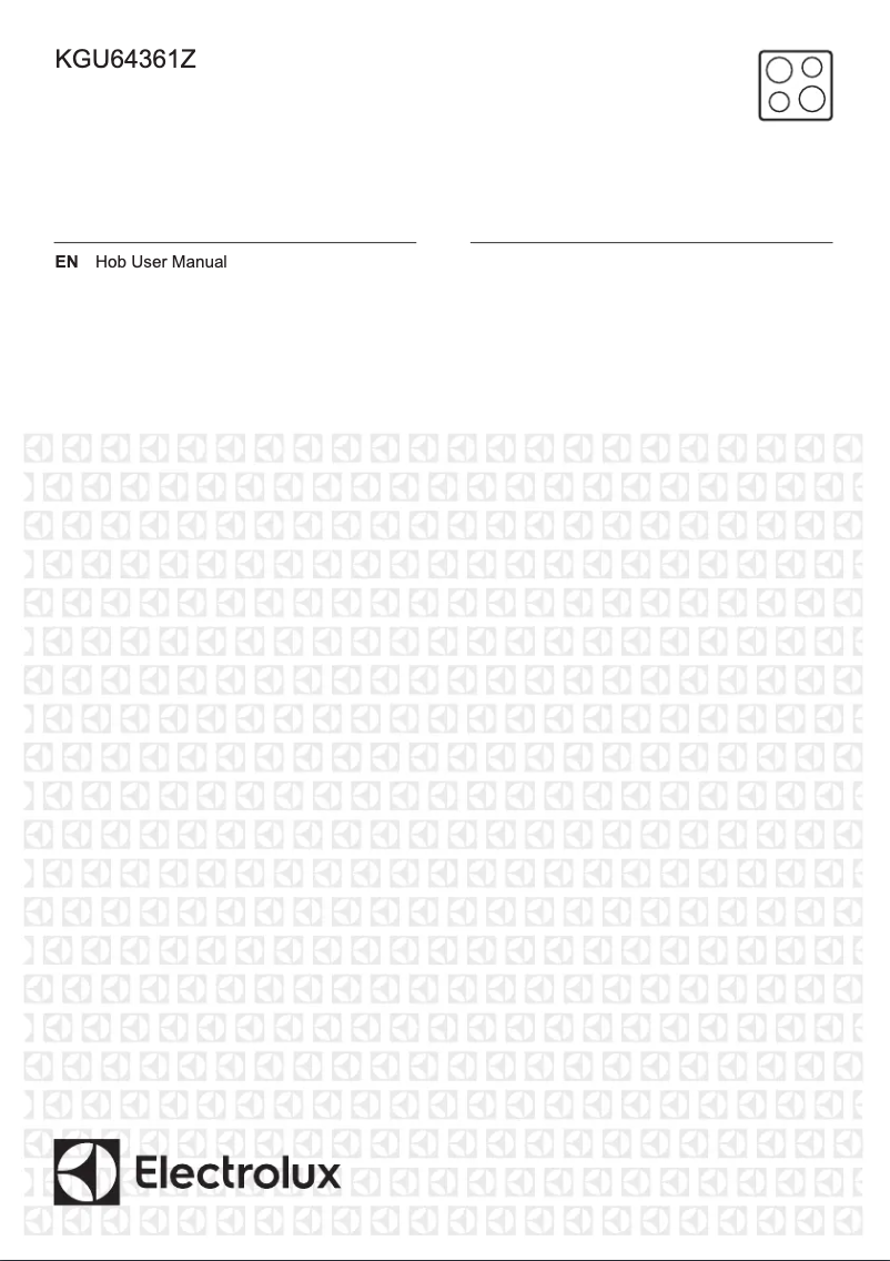 Page 1 de la notice Manuel utilisateur Electrolux KGU64361Z