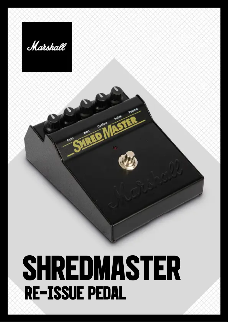 Page 1 de la notice Manuel utilisateur Marshall ShredMaster