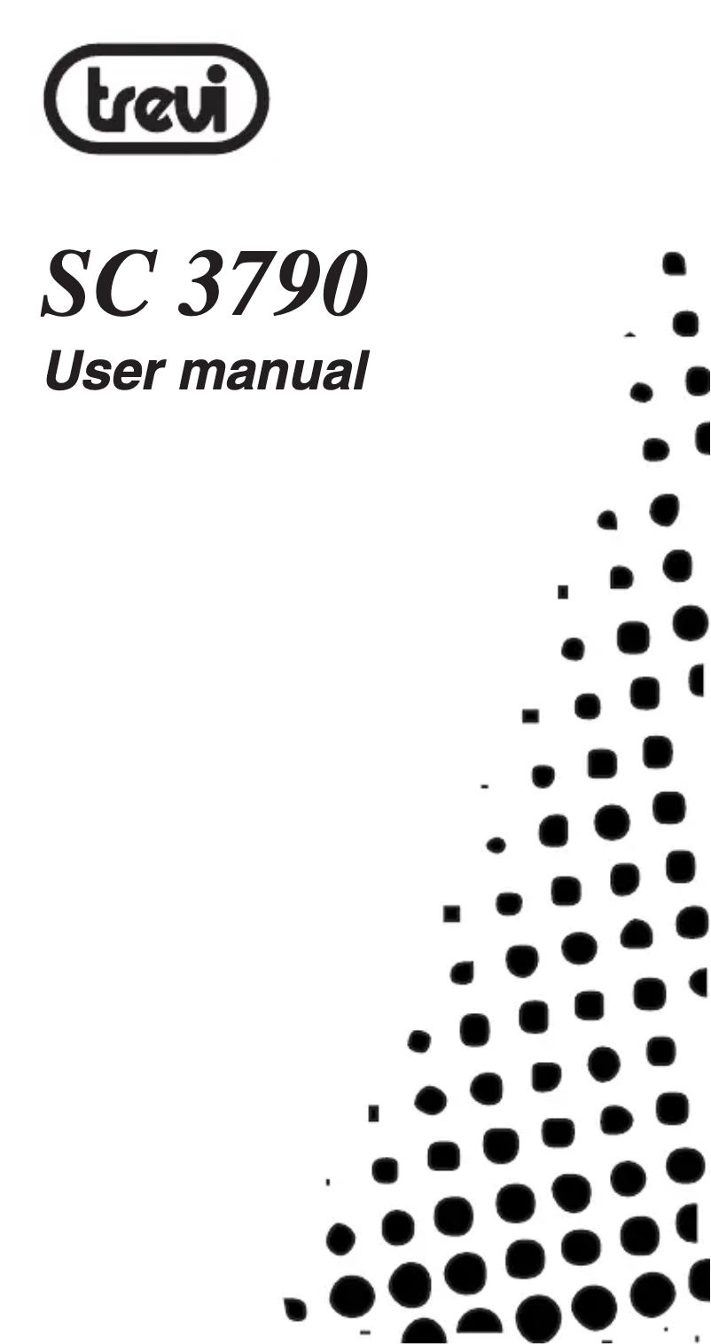 Page 1 de la notice Manuel utilisateur Trevi SC 3790