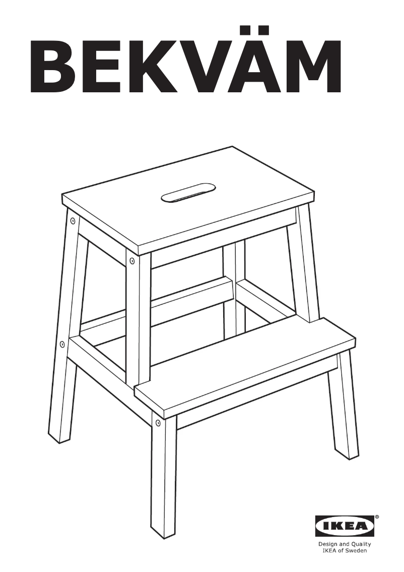 Página 1 del manual Manual de usuario Ikea BEKVÄM 102.255.89