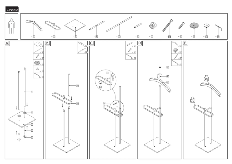 Page n°1 - Manuel utilisateur Ordex T13850