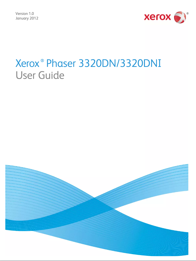 Page n°1 - Manuel utilisateur Xerox Phaser 3320