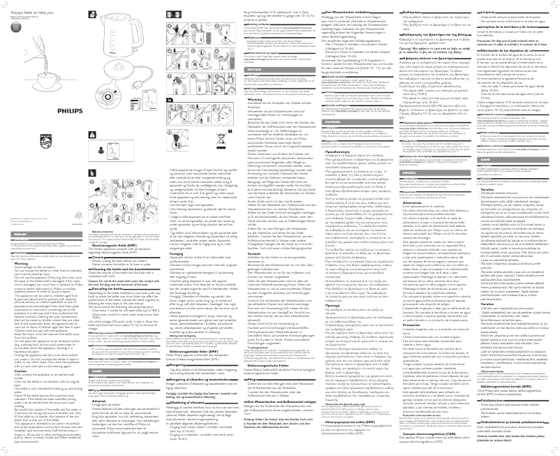 Page 1 of the manual User Manual Philips Avance Collection HD9340
