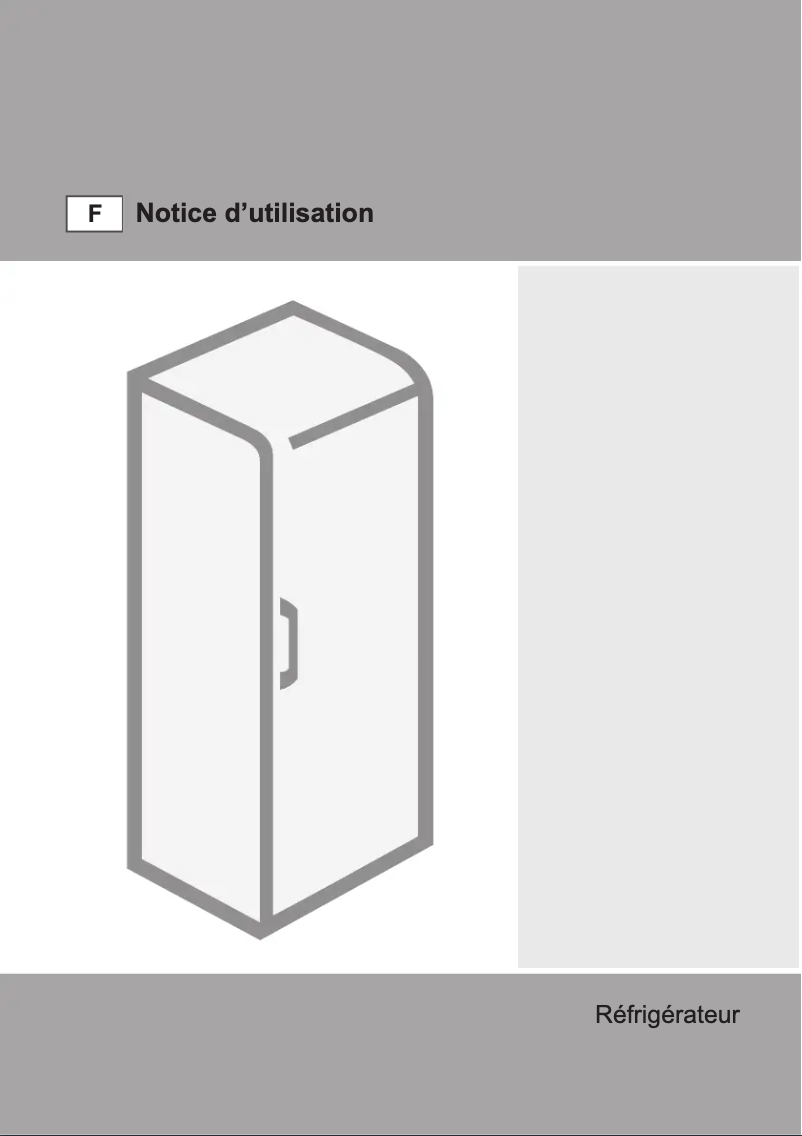 Page 1 de la notice Manuel utilisateur Gorenje R 6193 LB