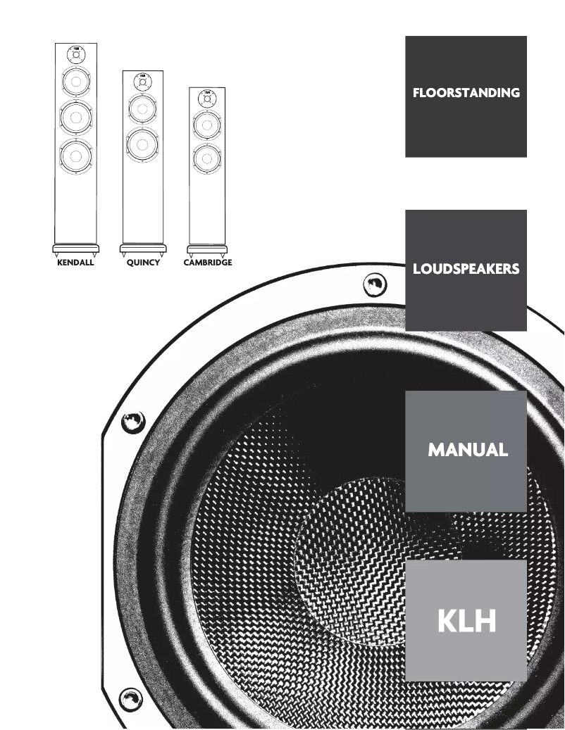 Page 1 de la notice Manuel utilisateur KLH Audio Kendall