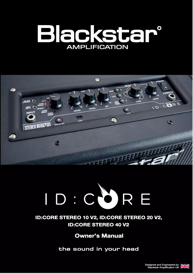 Page n°1 - Manuel utilisateur Blackstar ID:Core Stereo 20 V2