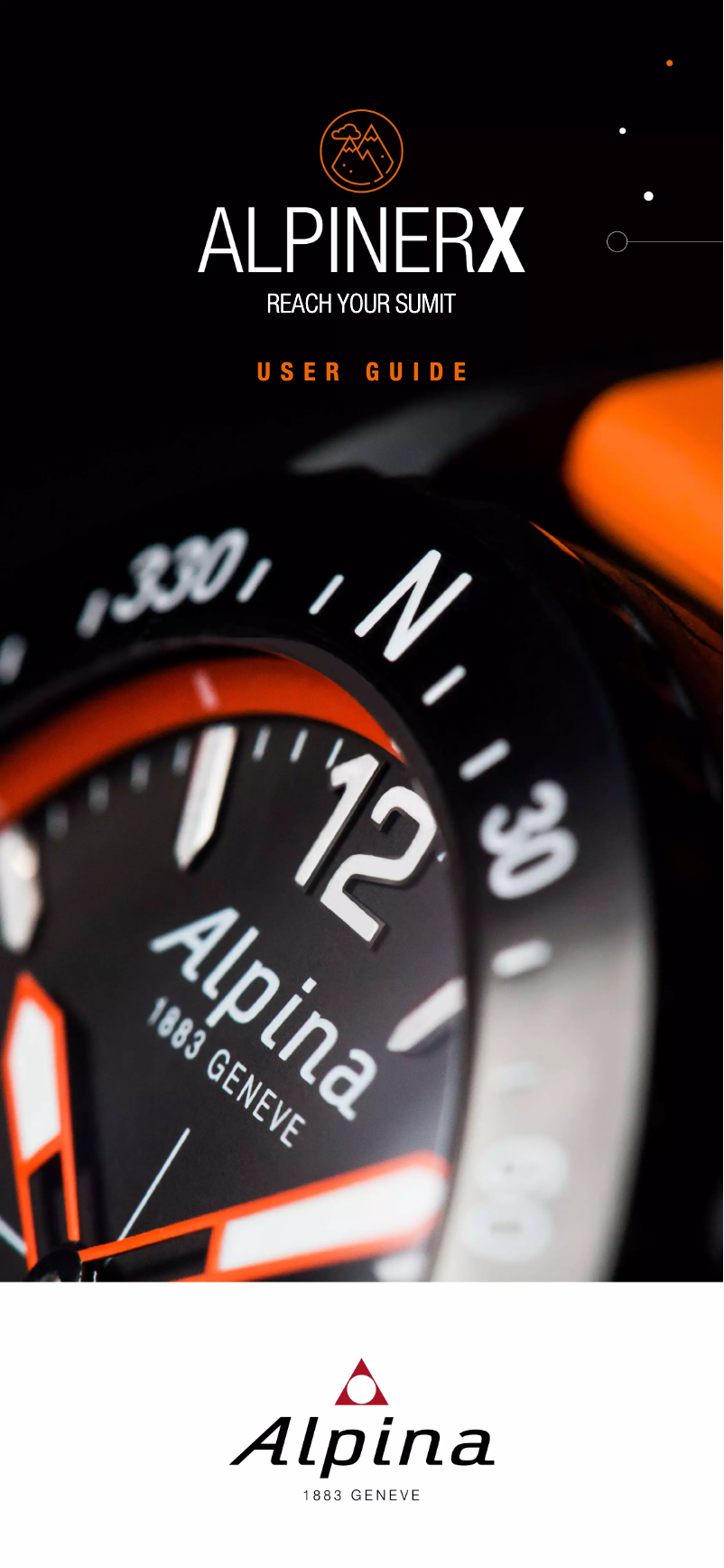 Image de la première page du manuel de l'appareil AlpinerX