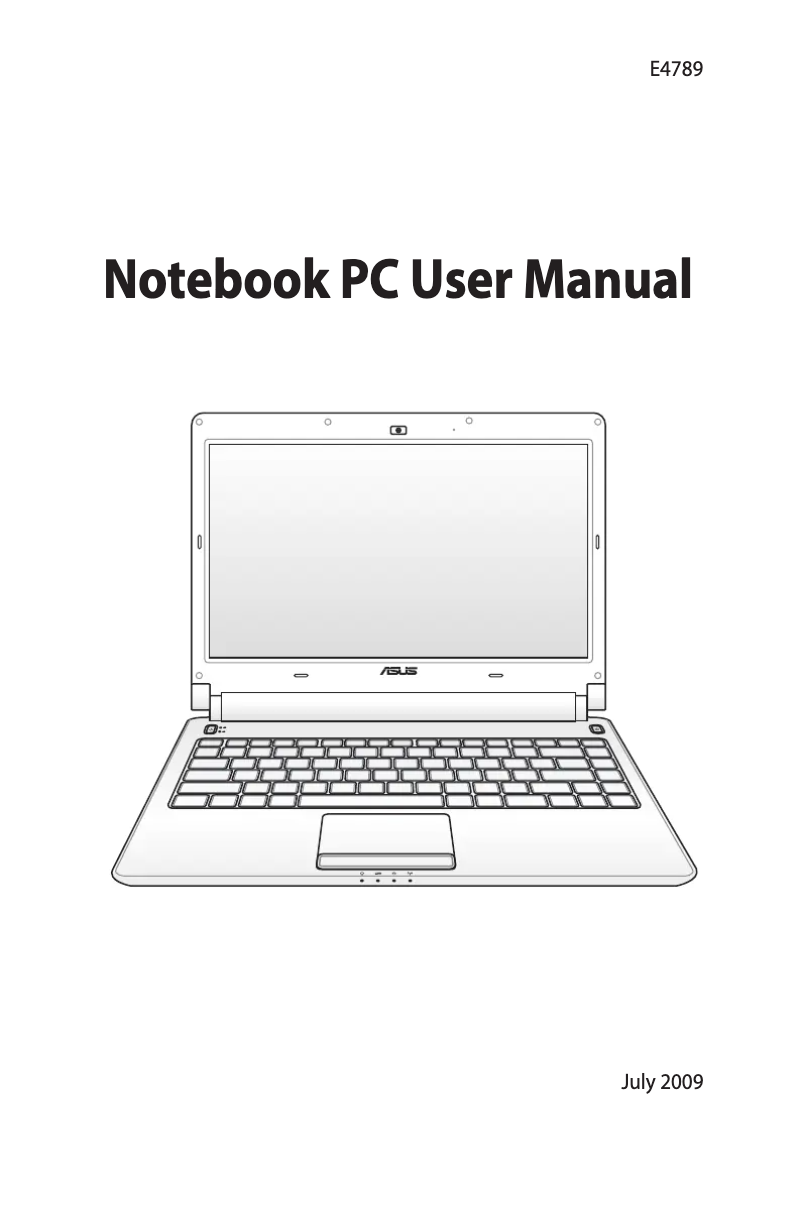 Page n°1 - Manuel utilisateur Asus UL30Vt
