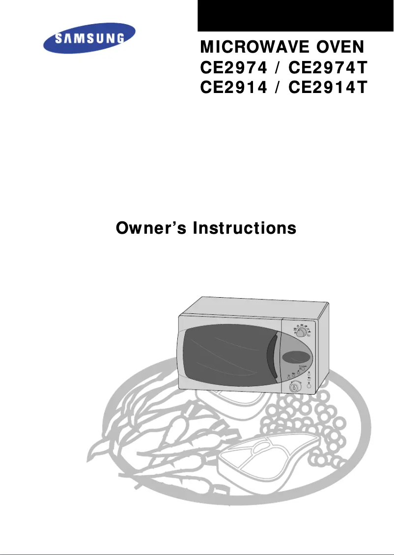 Page n°1 - Manuel utilisateur Samsung CE2974