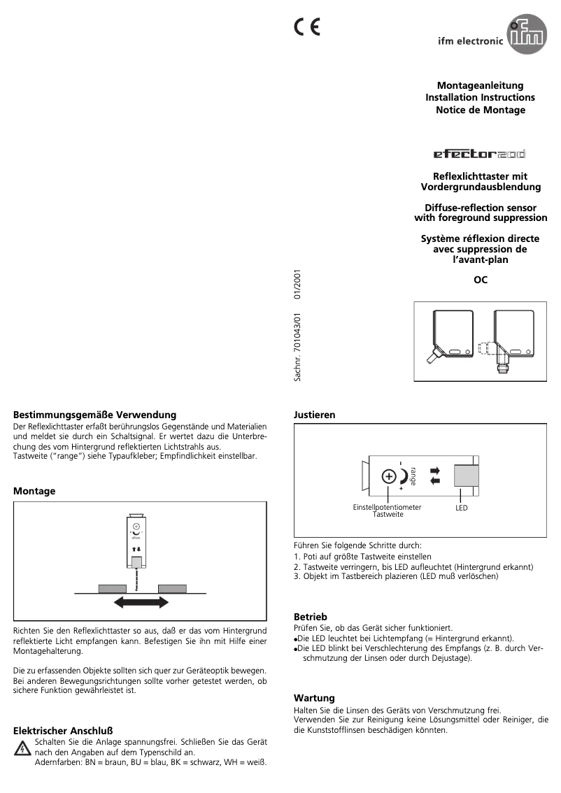 Image de la première page du manuel de l'appareil OC5219