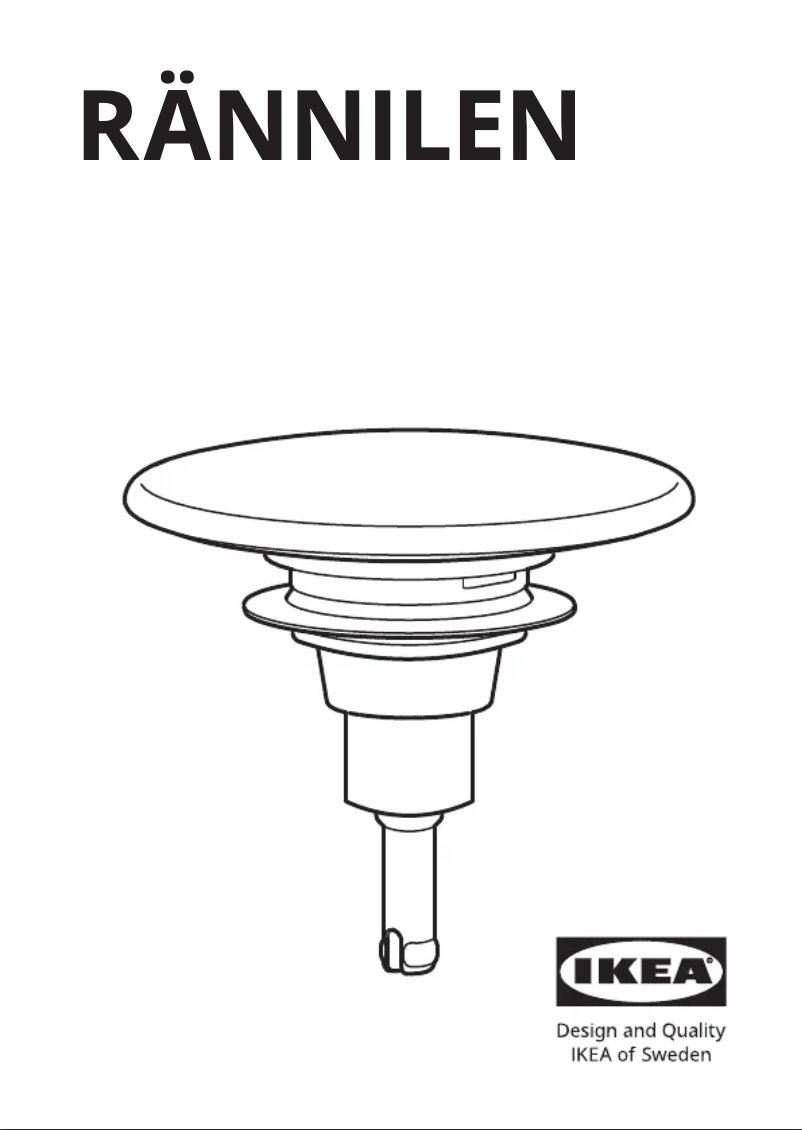 Image de la première page du manuel de l'appareil RÄNNILEN 805.672.30