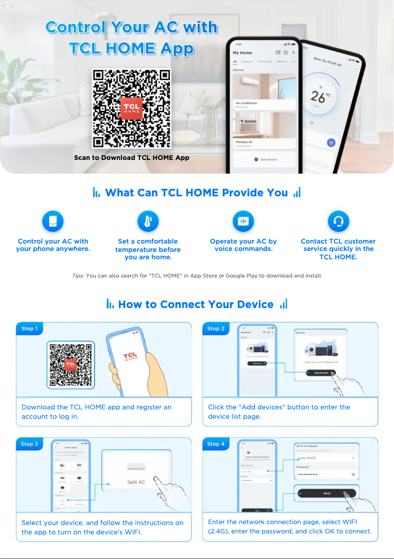 Image de la première page du manuel de l'appareil TAC-09CHSD-XA82