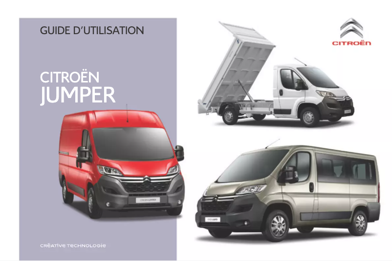 Page 1 de la notice Manuel utilisateur Citroën Jumper (2016)