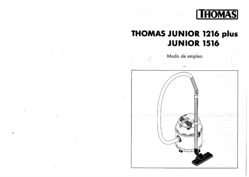 Page n°1 - Manuel utilisateur Thomas TH-1516
