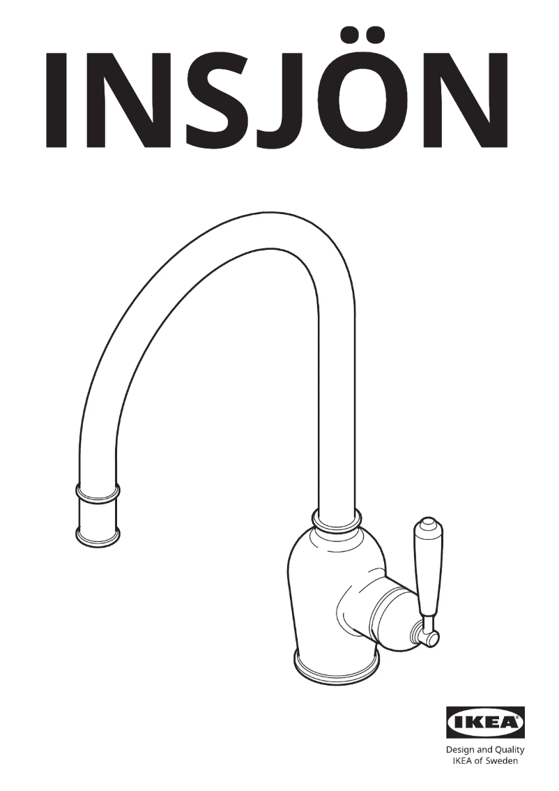 Page 1 de la notice Manuel utilisateur Ikea INSJÖN 804.941.68