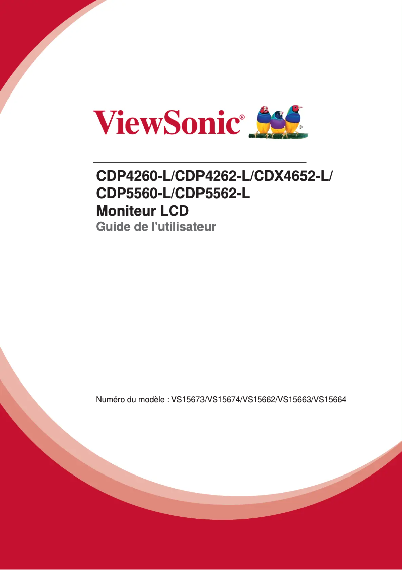 Image de la première page du manuel de l'appareil CDP4260-L