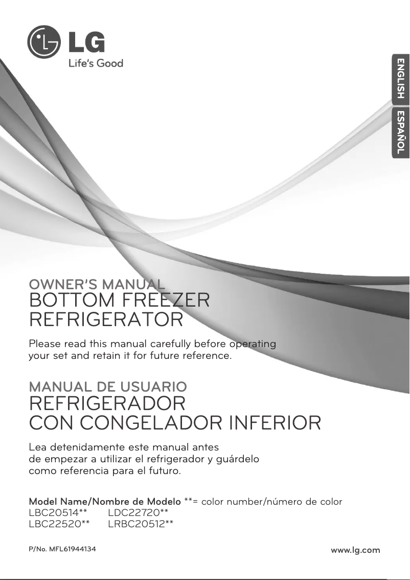 Page n°1 - Manuel utilisateur LG LBC20514SW