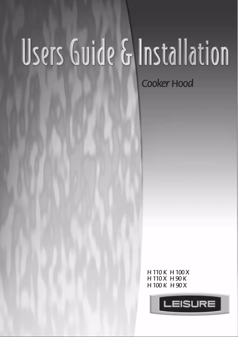 Page n°1 - Manuel utilisateur Leisure H 100 K