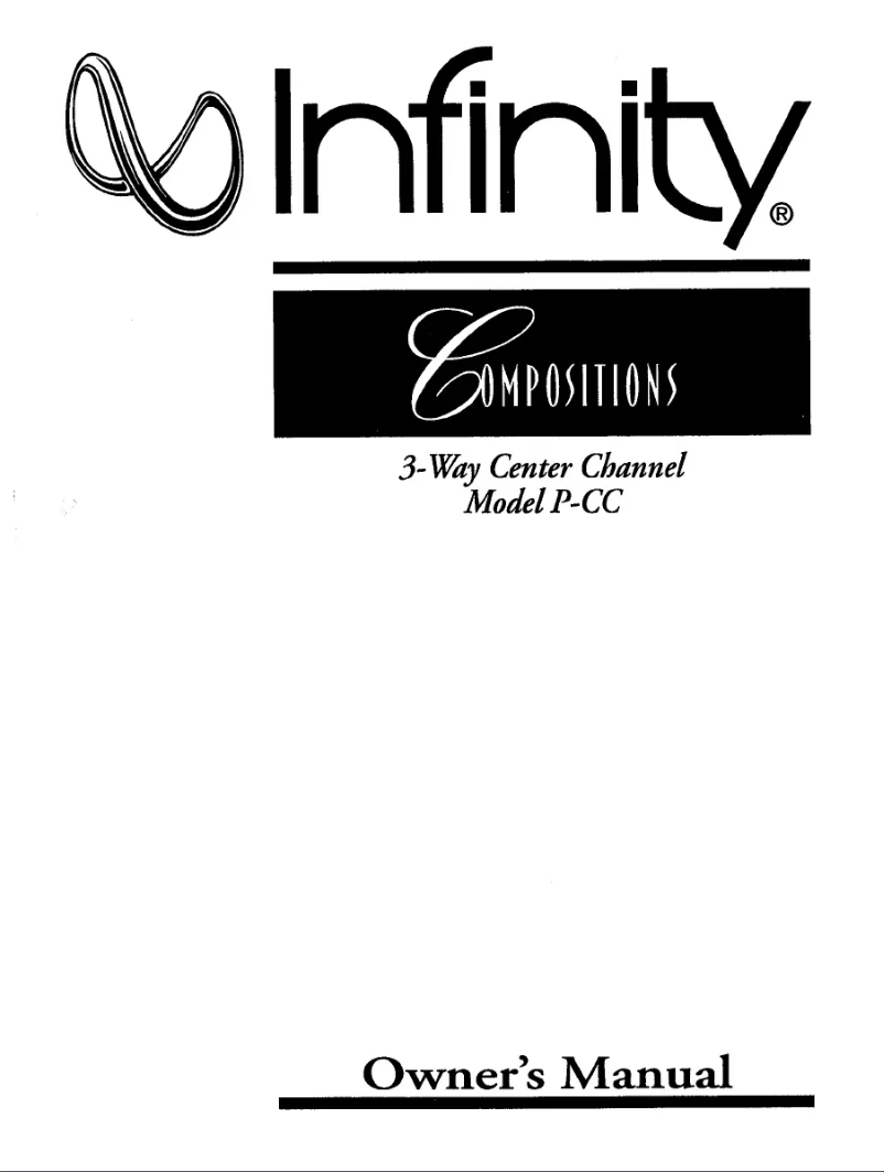 Page n°1 - Manuel utilisateur Infinity Compositions P-CC