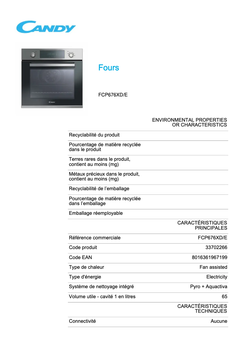 Image de la première page du manuel de l'appareil FCP676XD/E