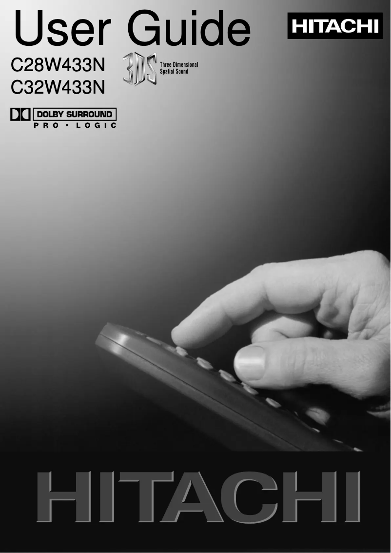 Image de la première page du manuel de l'appareil C32W433N