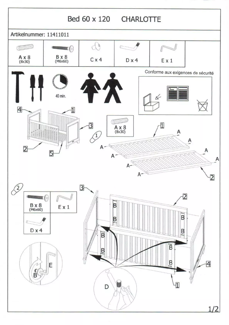 Page n°1 - Manuel utilisateur Bopita Charlotte